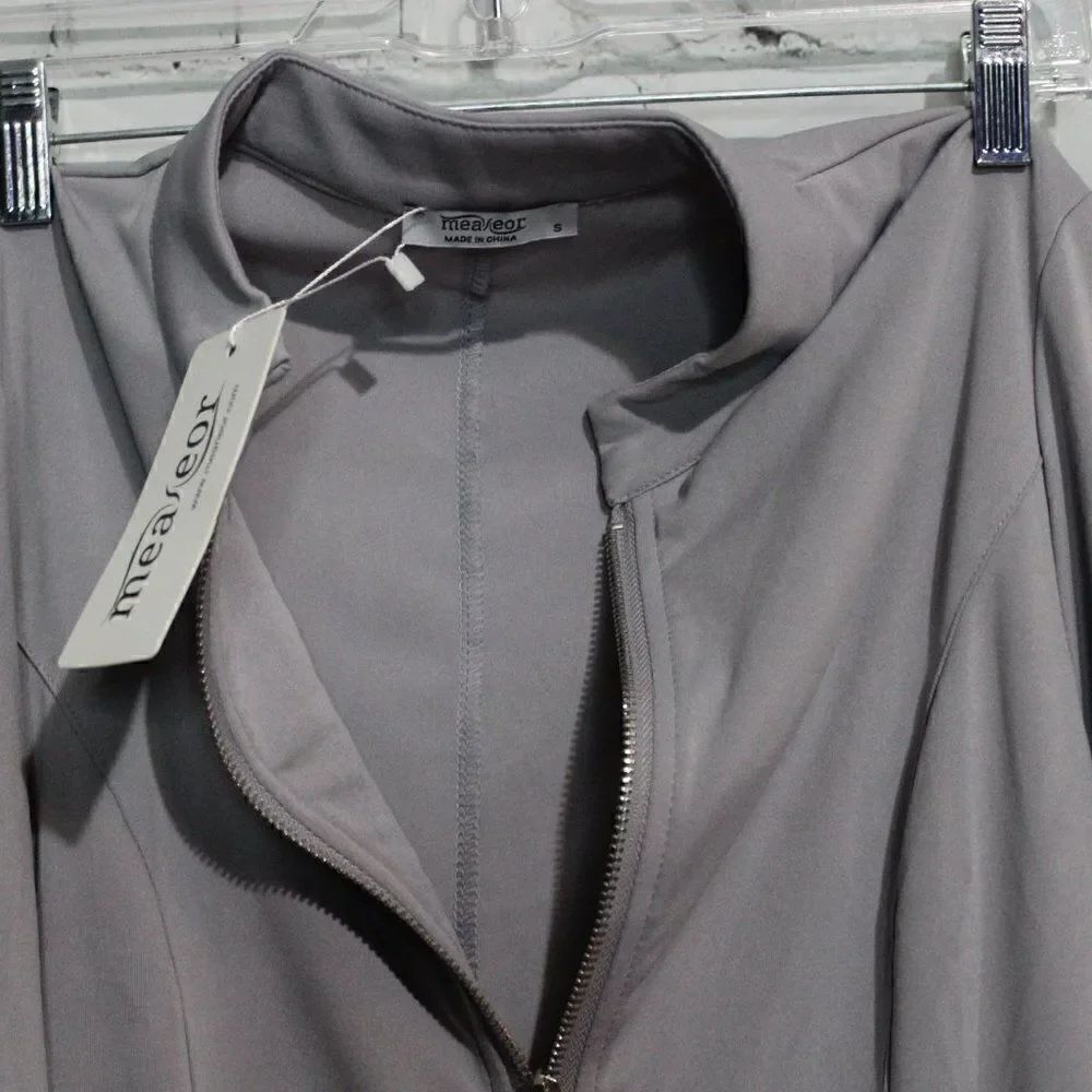 Women's Lightweight Zip Up Utility Jacket Small - Picture 3 of 4